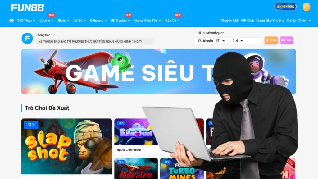 FUN88 Việt lừa đảo