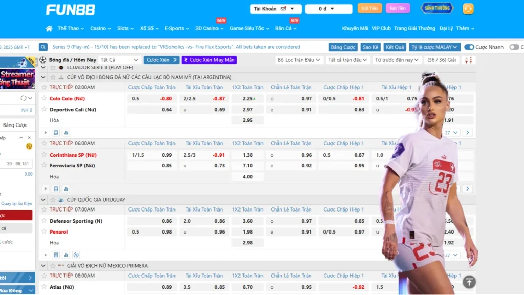 Kèo Chấp 1.25: Kinh Nghiệm Độ Tiền Bóng Đá Hiệu Quả Ở FUN88